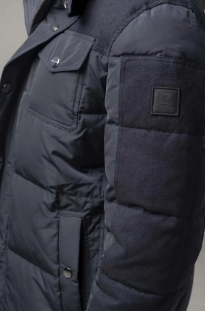 Pierre Cardin férfi dzseki szövet rátét,levehető kapucni