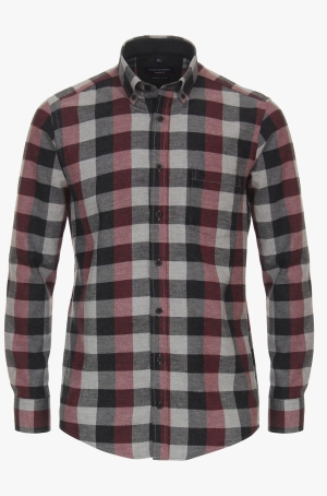 Casamoda férfi ing, casual fit, hosszúujjú,flanel