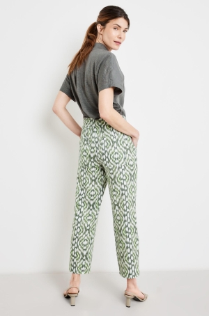 Gerry Weber női nadrág len, bő,gumisderekú,