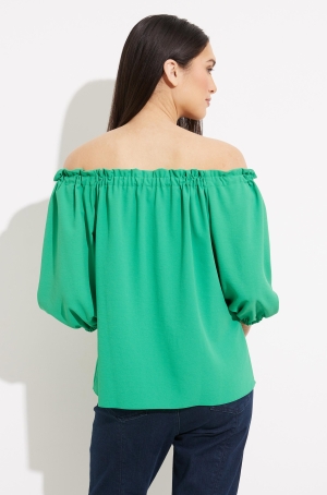 Joseph Ribkoff női blúz 3/4-es ujjú,gumis,vállra lehúzós nyakú