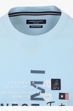 Casamoda férfi póló, rövidujjú, kereknyakú