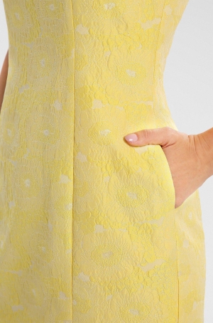 Apart női ruha zsebes,brokátmintás