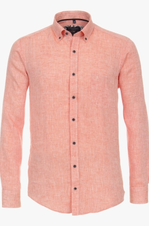 Casamoda férfi ing, casual fit, hosszúujjú, len