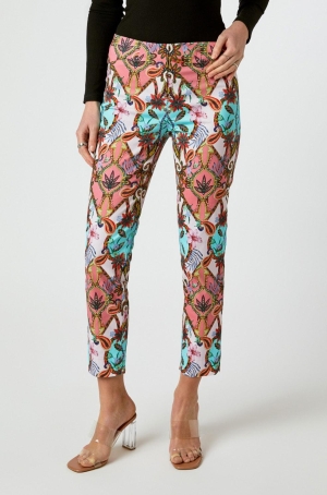 Robell női nadrág capry,szárán sliccelt