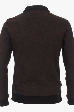 Casamoda férfi pulóver, cipzáros galléros