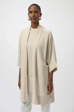 Joseph Ribkoff női kardigán hosszított,lengőelejű,strasszos