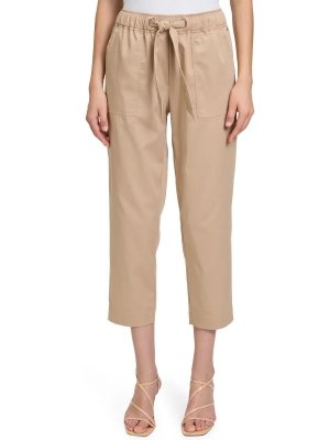 Betty Barclay női nadrág, szaténhatású, elasztius, capry, megkötős