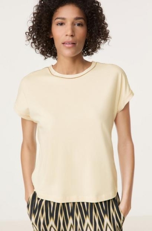 Gerry Weber női felső, japánujjú, nyakán fémcsík