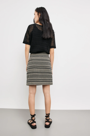 Taifun női szoknya mini,átlapolt