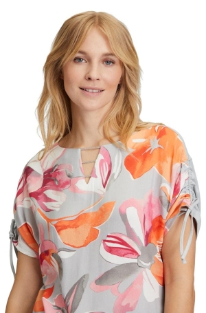 Betty Barclay női felső, húzott-rövidujjú, láncos nyak