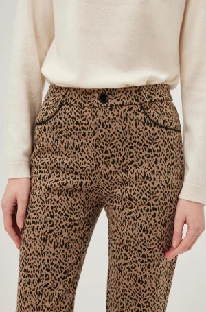 Leo & Ugo női nadrág, egyenes, zsebes