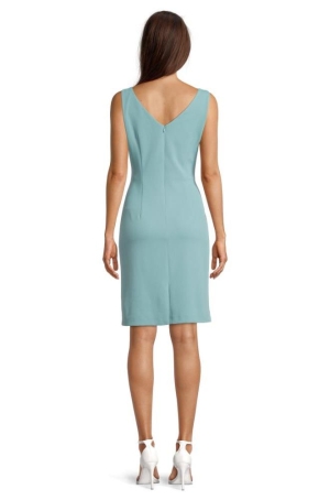 Vera Mont női ruha ujjatlan,elől fodor dísz