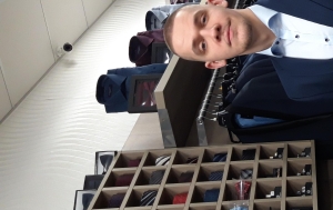 Digel férfi öltöny, slim fit Kaden