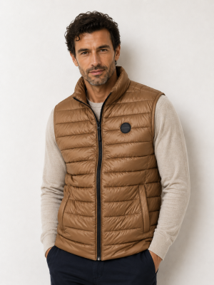 Pierre Cardin férfi mellény, steppelt, cipzáros