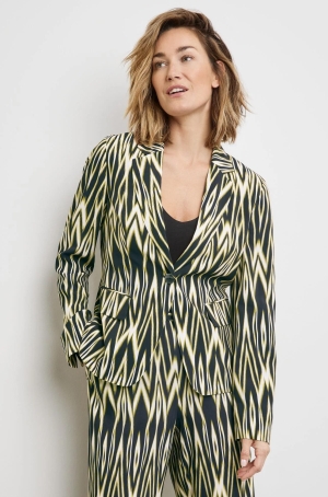 Gerry Weber női blézer, gombos, karcsúsított, zsebpatnis