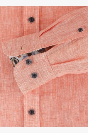 Casamoda férfi ing, casual fit, hosszúujjú, len