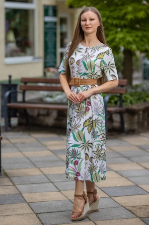 Erfo női ruha rövidujjú,maxi