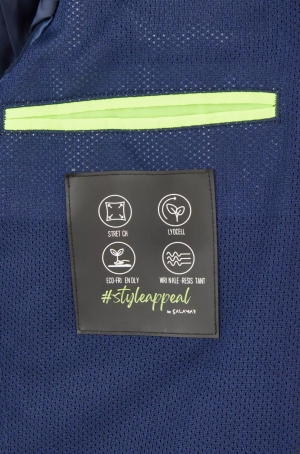 Calamar férfi zakó béleletlen,hátul duplasliccelt