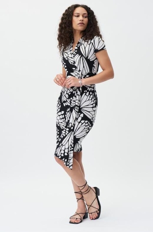 Joseph Ribkoff női ruha rövidujjú,elől átlapolt