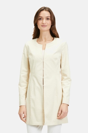 Betty Barclay női zakó, hosszított, kapcsos, zsebes, chanel