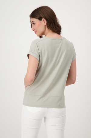 Monari női felső japánujjú,kereknyakú,elején rózsamintával