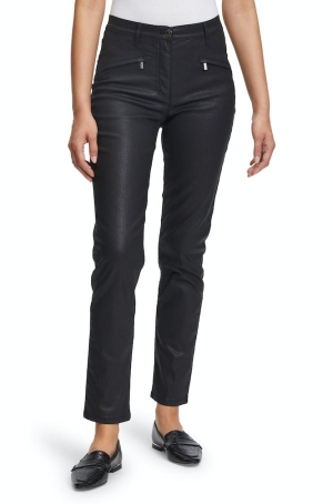 Betty Barclay női nadrág bőrhatású, cipz. zseb